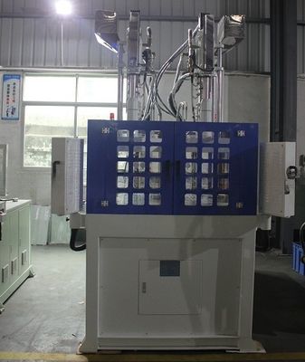 30mm Screw Diameter Multi Color Vertikal Plastik Mesin Injeksi Cetakan JTT-550 2V-3R