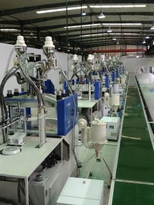 PP Dual Color Knife Handle Vertical Plastic Injection Molding Machine JTT-550 2V-3R