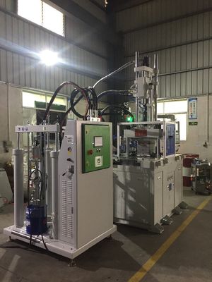 85T LSR Mesin Cetak Injeksi Double Slide Shuttle Mesin Cetak Injeksi 21,6KW