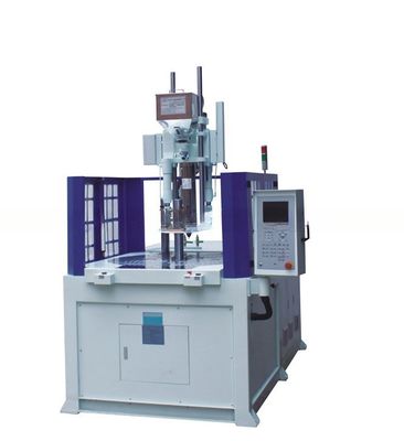 55T Rotary Vertical Injection Moulding Machine Plastik yang diproses