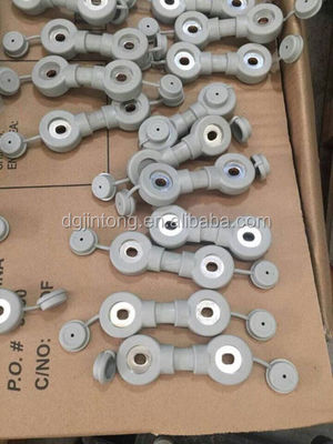 55T Rotary Vertical Injection Moulding Machine Plastik yang diproses