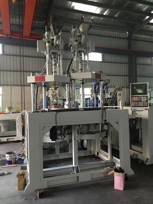 240ton Double Color / Material Injection Molding Machine Vertikal Untuk Handle