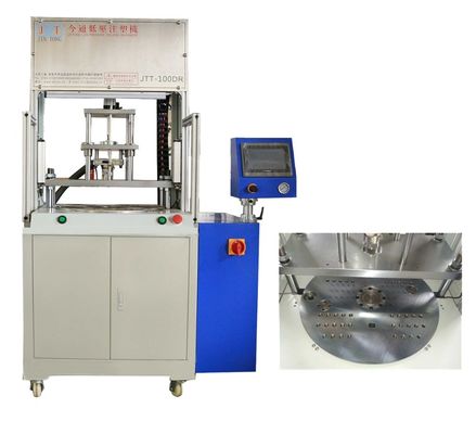 8mm Sekrup Diameter Tekanan Rendah Mesin Injeksi Lem Panas JTT-100 DR Untuk PCB