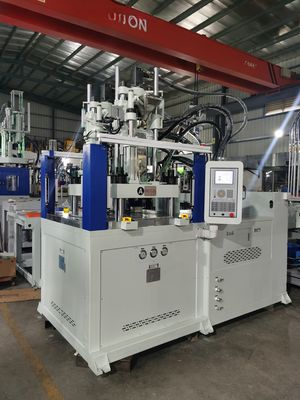 Dua warna Kacamata renang Mesin Injeksi Cetakan vertikal JTT-1700 2V2R