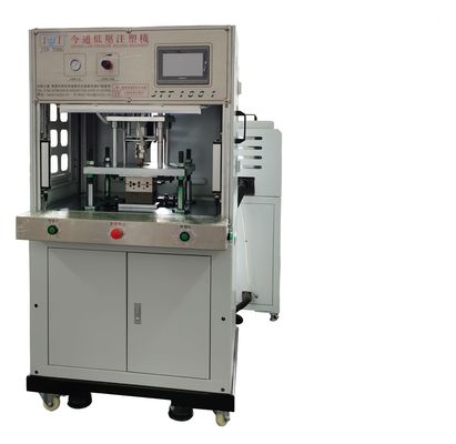3.7 KW Low Pressure Molding Machine Untuk Koaksial Kabel Frekuensi Tinggi High Speed Kabel Konektor