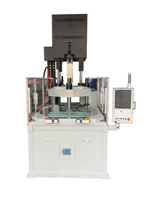 120T Mesin Injeksi Listrik Injeksi Vertikal Dengan Meja Rotary JTT-1200-2R-DS