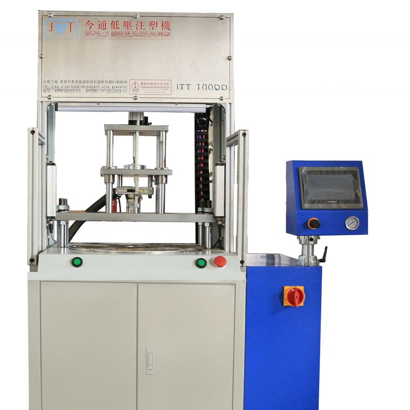 8mm Sekrup Diameter Tekanan Rendah Mesin Injeksi Lem Panas JTT-100 DR Untuk PCB