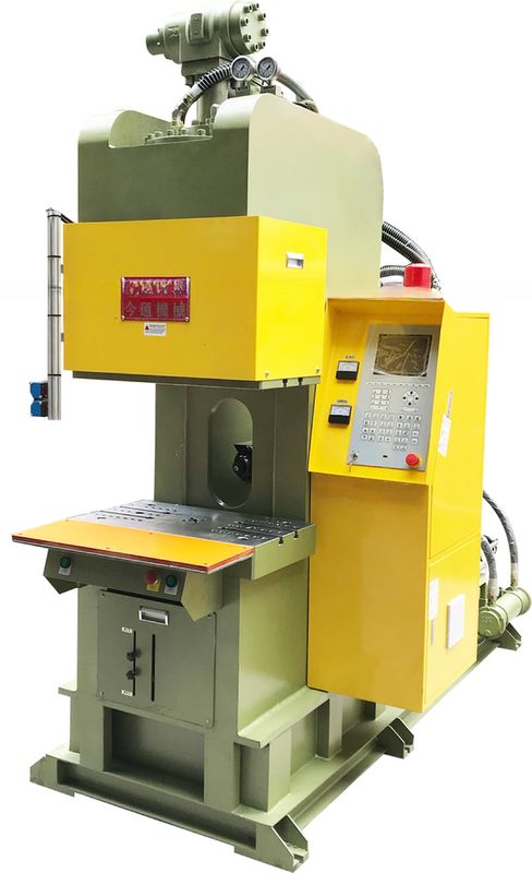 5.5KW Blue Power Cord C Type Injection Molding Machine Vertikal Kecepatan Tinggi