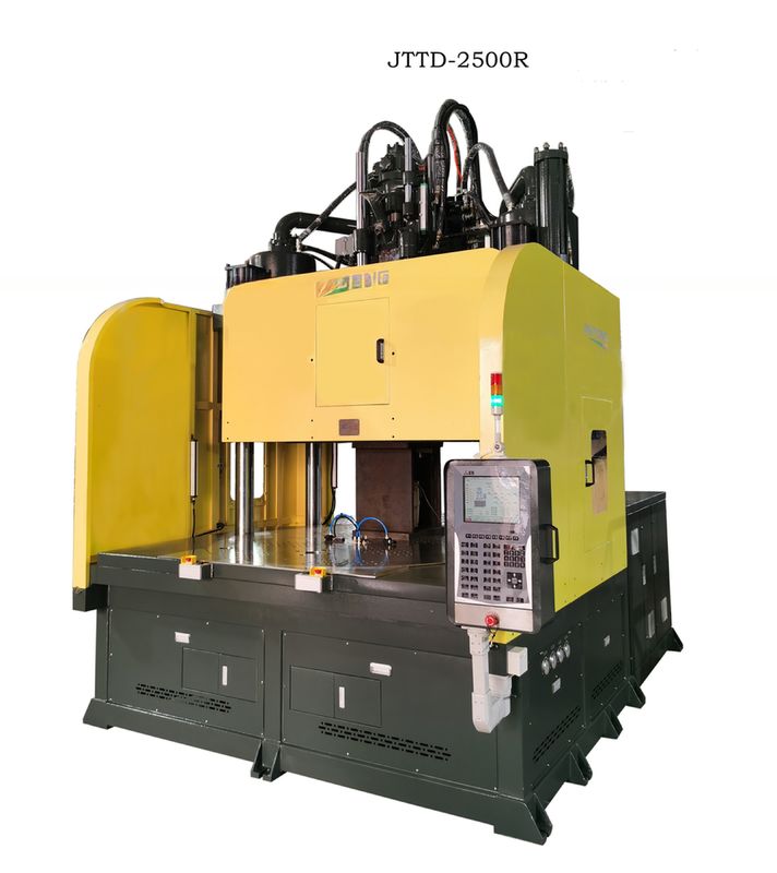 250T Low Work Table Vertical Injection Molding Machine Dengan Meja Rotary JTTD-2500R